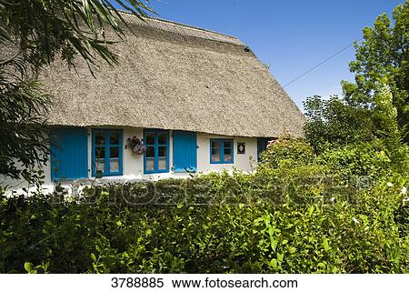 Thatched-roof house in Padingbuettel, Germany View Large Photo Image Stock Photography - Thatched-roof house in Padingbuettel, Germany . Fotosearch