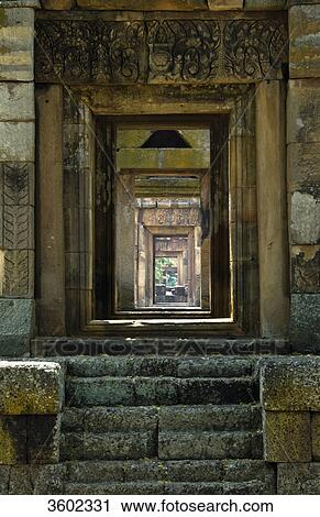 Stock Image - Wat Prasat Mueang Tam, Buriram Province, Thailand . Fotosearch