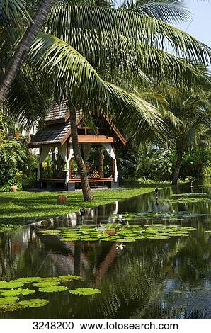 Stock Image - Anantara Hotel, Mae Nam Beach, Ko Samui, Thailand . Fotosearch