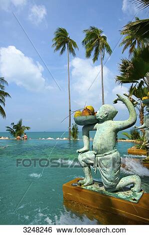 Anantara Hotel, Mae Nam Beach, Ko Samui, Thailand View Large Photo Image Stock Photograph - Anantara Hotel, Mae Nam Beach, Ko Samui, Thailand . Fotosearch