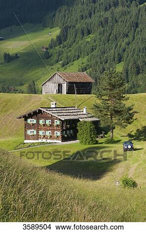 Barnyard, Kleinwalsertal, Vorarlberg, Austria, Europe View Large Photo Image Picture - Barnyard, Kleinwalsertal, Vorarlberg, Austria, Europe . Fotosearch