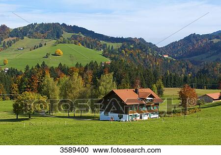 Barnyard near Oberstaufen, Bavaria, Germany, Europe View Large Photo Image Stock Image - Barnyard near Oberstaufen, Bavaria, Germany, Europe . Fotosearch