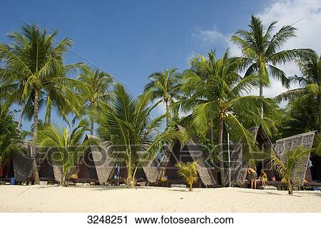 Beach hut, Lamai Beach, Ko Samui, Thailand View Large Photo Image Stock Image - Beach hut, Lamai Beach, Ko Samui, Thailand . Fotosearch