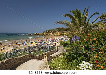 Beach, Santa Eularia, Algarve, Portugal View Large Photo Image Stock Image - Beach, Santa Eularia, Algarve, Portugal . Fotosearch