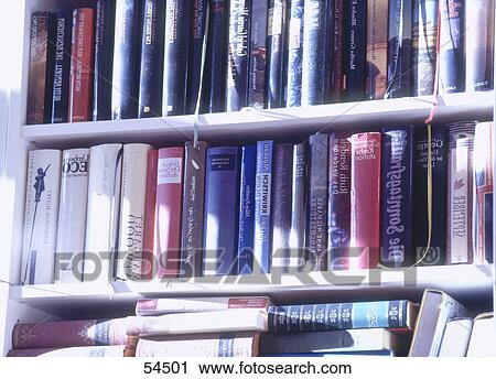 Books on shelves View Large Photo Image Stock Image - Books on shelves . Fotosearch