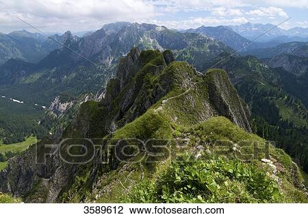 Stock Image - Branderschrofen, Ammergau Alps, Bavaria, Germany, Europe . Fotosearch