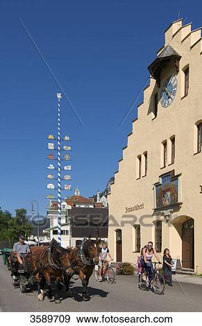 Stock Photo - Brewhouse, Hohenschwangau, Bavaria, Germany, Europe . Fotosearch
