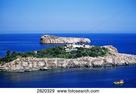 Building at coast, Sant Miguel, Ibiza, Balearic Islands, Spain View Large Photo Image Stock Photo - Building at coast, Sant Miguel, Ibiza, Balearic Islands, Spain . Fotosearch