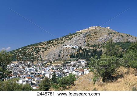 Buildings in city with castle in background on hill, Larissa Hill, Argos, Peloponnese, Greece View Large Photo Image Stock Image - Buildings in city with castle in background on hill, Larissa Hill, Argos, Peloponnese, Greece . Fotosearch