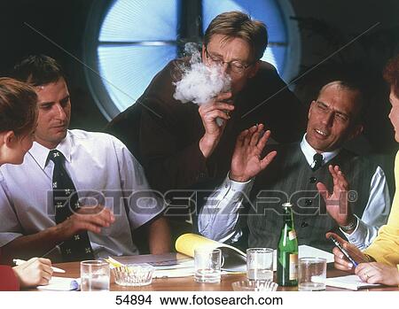 Picture - Businesspeople discussing in meeting . Fotosearch