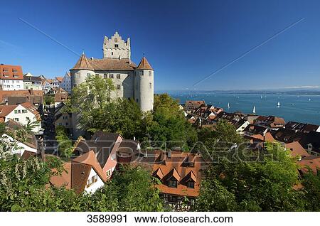 Castle, Meersburg, Baden-Wuerttemberg, Germany, Europe View Large Photo Image Stock Image - Castle, Meersburg, Baden-Wuerttemberg, Germany, Europe . Fotosearch