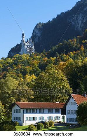 Castle Neuschwanstein, Bavaria, Germany, Europe View Large Photo Image Picture - Castle Neuschwanstein, Bavaria, Germany, Europe . Fotosearch