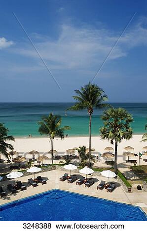 Stock Photo - Chedi Resort, Pansea Beach, Phuket, Thailand . Fotosearch