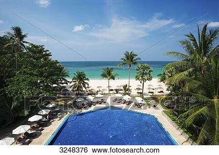 Stock Photograph - Chedi Resort, Pansea Beach, Phuket, Thailand . Fotosearch