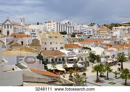 Stock Image - City place, Albufeira, Algarve, Portugal . Fotosearch