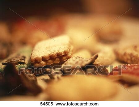 Close-up of Christmas cookies View Large Photo Image Stock Photography - Close-up of Christmas cookies . Fotosearch