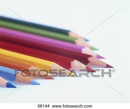 Close-up of colored pencils View Large Photo Image Picture - Close-up of colored pencils . Fotosearch