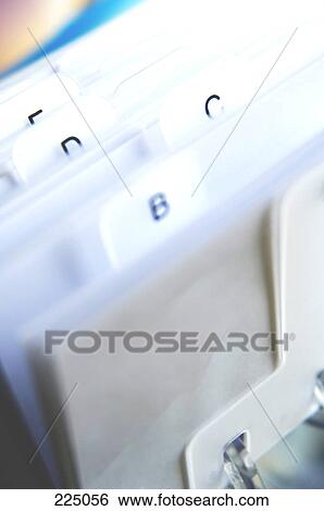 Stock Photograph - Close-up of index card . Fotosearch