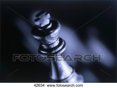 Close-up of King chess piece View Large Photo Image Picture - Close-up of King chess piece . Fotosearch