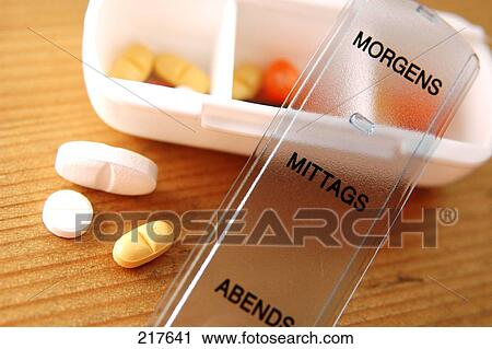Close-up of pills in box View Large Photo Image Stock Image - Close-up of pills in box . Fotosearch
