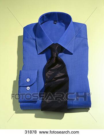 Stock Photo - Close-up of shirt and tie . Fotosearch