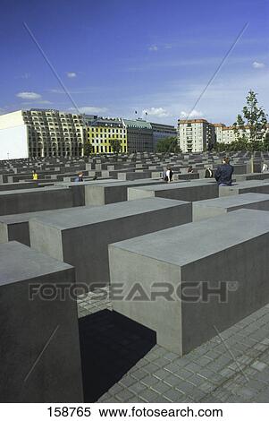 Concrete steles at memorial, Holocaust Memorial, Berlin, Germany View Large Photo Image Stock Photography - Concrete steles at memorial, Holocaust Memorial, Berlin, Germany . Fotosearch