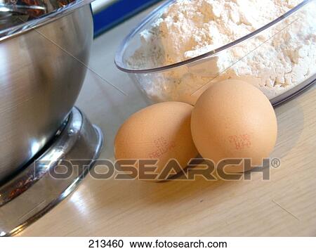 eggs and mixing bowl, close-up View Large Photo Image Stock Image - eggs and mixing bowl, close-up . Fotosearch