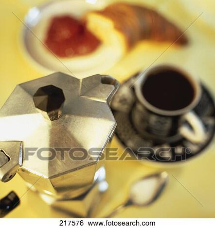 espresso machine, elevated view View Large Photo Image Stock Photograph - espresso machine, elevated view . Fotosearch