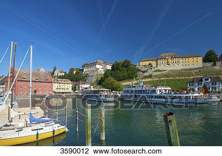 Excursion boat, Meersburg, Baden-Wuerttemberg, Germany, Europe View Large Photo Image Stock Image - Excursion boat, Meersburg, Baden-Wuerttemberg, Germany, Europe . Fotosearch