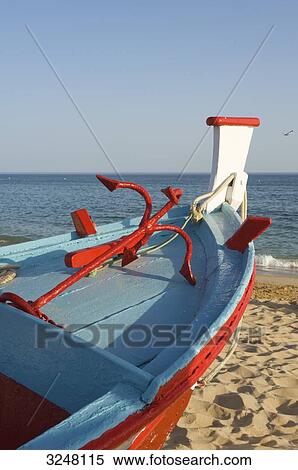 Stock Photography - Fishing boats, Armacao de Pera, Algarve, Portugal . Fotosearch