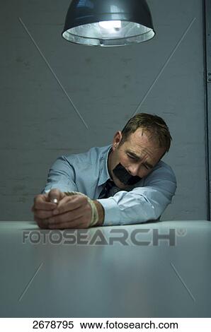Stock Photography - folded businessman, portrait . Fotosearch