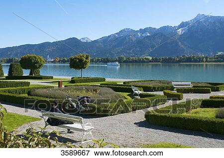 Stock Photo - Forggensee, Bavaria, Germany, Europe . Fotosearch