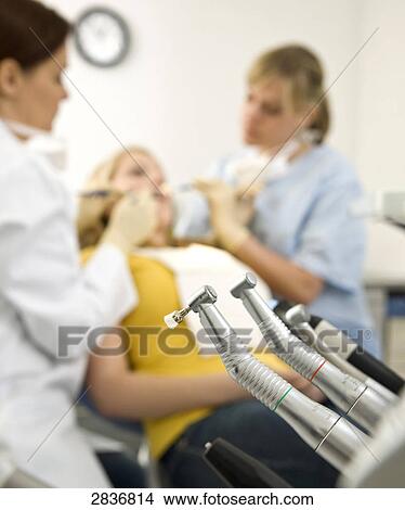 Girl at dentist View Large Photo Image Picture - Girl at dentist . Fotosearch
