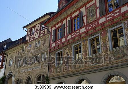 Half-timbered houses, Stein am Rhein, Kanton Schaffhausen, Switzerland, Europe View Large Photo Image Stock Image - Half-timbered houses, Stein am Rhein, Kanton Schaffhausen, Switzerland, Europe . Fotosearch