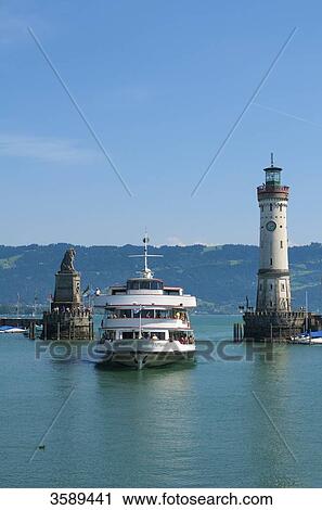 Harbour, Lake Constance, Lindau, Bavaria, Germany, Europe View Large Photo Image Stock Image - Harbour, Lake Constance, Lindau, Bavaria, Germany, Europe . Fotosearch