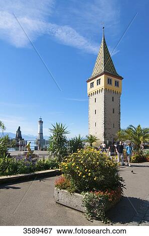 Harbour, Lake Constance, Lindau, Bavaria, Germany, Europe View Large Photo Image Stock Photo - Harbour, Lake Constance, Lindau, Bavaria, Germany, Europe . Fotosearch