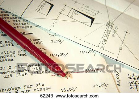 Stock Photo - High angle view of ballpoint pen . Fotosearch
