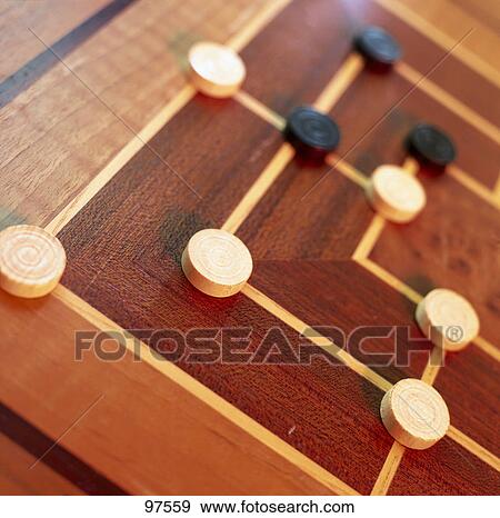 High angle view of board game pieces View Large Photo Image Stock Photo - High angle view of board game pieces . Fotosearch