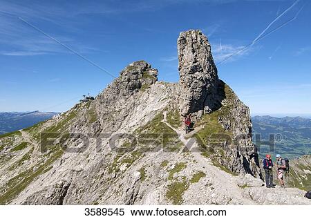 Hindelanger Klettersteig, Nebelhorn, Allgaeu Alps, Bavaria, Germany, Europe View Large Photo Image Stock Photography - Hindelanger Klettersteig, Nebelhorn, Allgaeu Alps, Bavaria, Germany, Europe . Fotosearch
