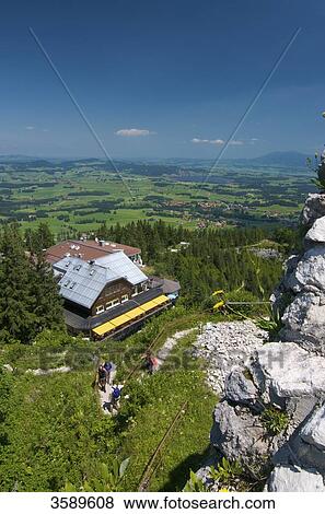 Hotel Falkenstein, Pfronten, Bavaria, Germany, Europe View Large Photo Image Stock Photo - Hotel Falkenstein, Pfronten, Bavaria, Germany, Europe . Fotosearch