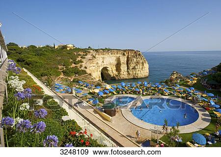 Stock Photo - Hotel Tivoli Almansor, Carvoeiro, Algarve, Portugal . Fotosearch
