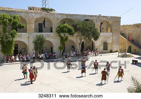 In Guardia Parade, Fort St. Elmo, Valletta, Malta View Large Photo Image Stock Image - In Guardia Parade, Fort St. Elmo, Valletta, Malta . Fotosearch
