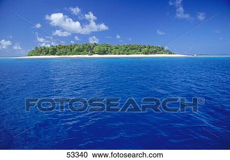 Island in ocean, Tonga View Large Photo Image Stock Image - Island in ocean, Tonga . Fotosearch