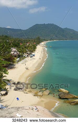 Lamai Beach, Ko Samui, Thailand View Large Photo Image Stock Image - Lamai Beach, Ko Samui, Thailand . Fotosearch