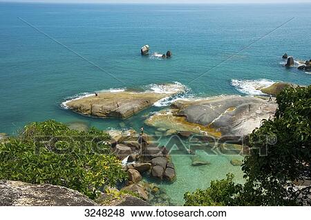 Lamai Beach, Ko Samui, Thailand View Large Photo Image Stock Photo - Lamai Beach, Ko Samui, Thailand . Fotosearch