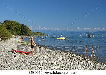 Lido, Hagnau, Baden-Wuerttemberg, Germany, Europe View Large Photo Image Stock Photo - Lido, Hagnau, Baden-Wuerttemberg, Germany, Europe . Fotosearch