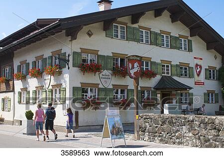 Stock Image - Local museum, Oberstdorf, Bayern, Germany, Europe . Fotosearch