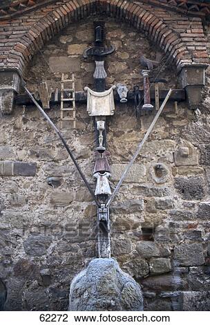 Low angle view of crucifix, Tuscany, Italy, Europe View Large Photo Image Stock Image - Low angle view of crucifix, Tuscany, Italy, Europe . Fotosearch