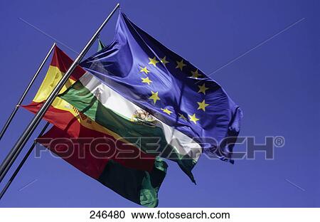Low angle view of international flags View Large Photo Image Stock Image - Low angle view of international flags . Fotosearch