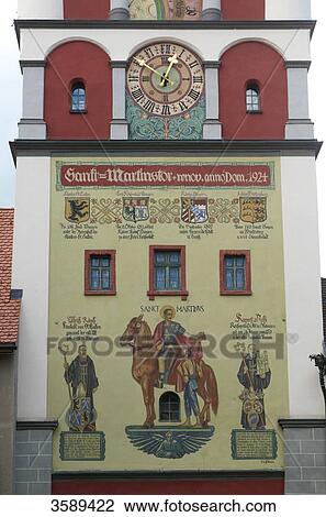 Martinstor, Wangen im Allgaeu, Baden-Wuerttemberg, Germany, Europe View Large Photo Image Stock Image - Martinstor, Wangen im Allgaeu, Baden-Wuerttemberg, Germany, Europe . Fotosearch